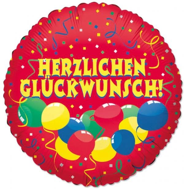 Herzlichen Glückwunsch Ballon