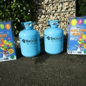 2 Stk.Helium-Gasflasche Ballon-Gas Einweg Set Angebot für ca 100 Luftballons